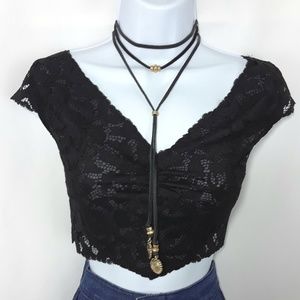 Lucky Brand Multi Layered Choker Necklace JLRY7954